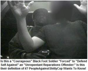 NBFSN Definition of a Reparations Protester "Defending Himself"